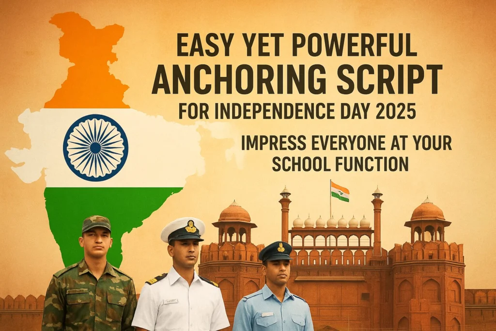 "Easy Yet Powerful Anchoring Script for Independence Day 2025 – Impress Everyone at Your School Function" 1 ChatGPT Image Aug 13 2025 09 46 52 AM
